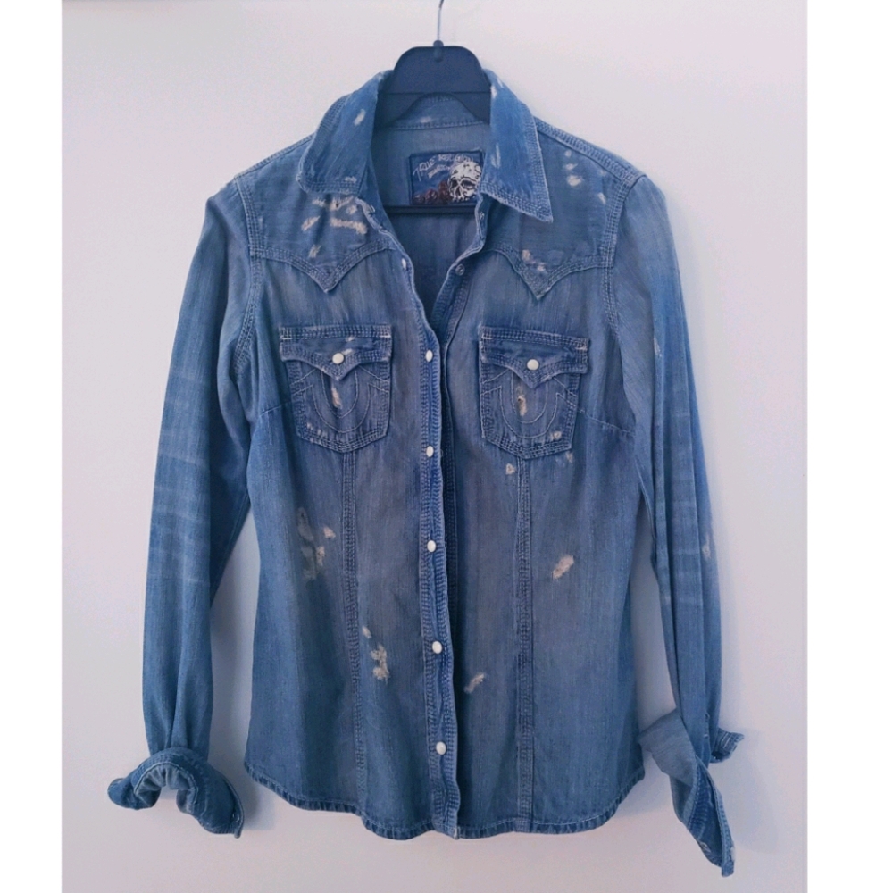 True Religion denim shirt